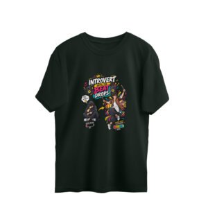 Oversize T-Shirt Garba Introvert until the beat drops