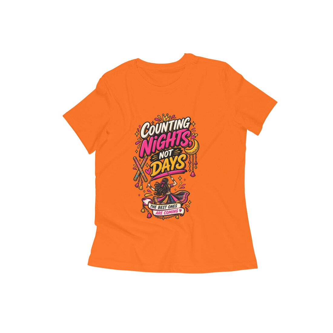 Girl's T-Shirt Garba - Counting Nights Color Batch 1/2 - Image 9