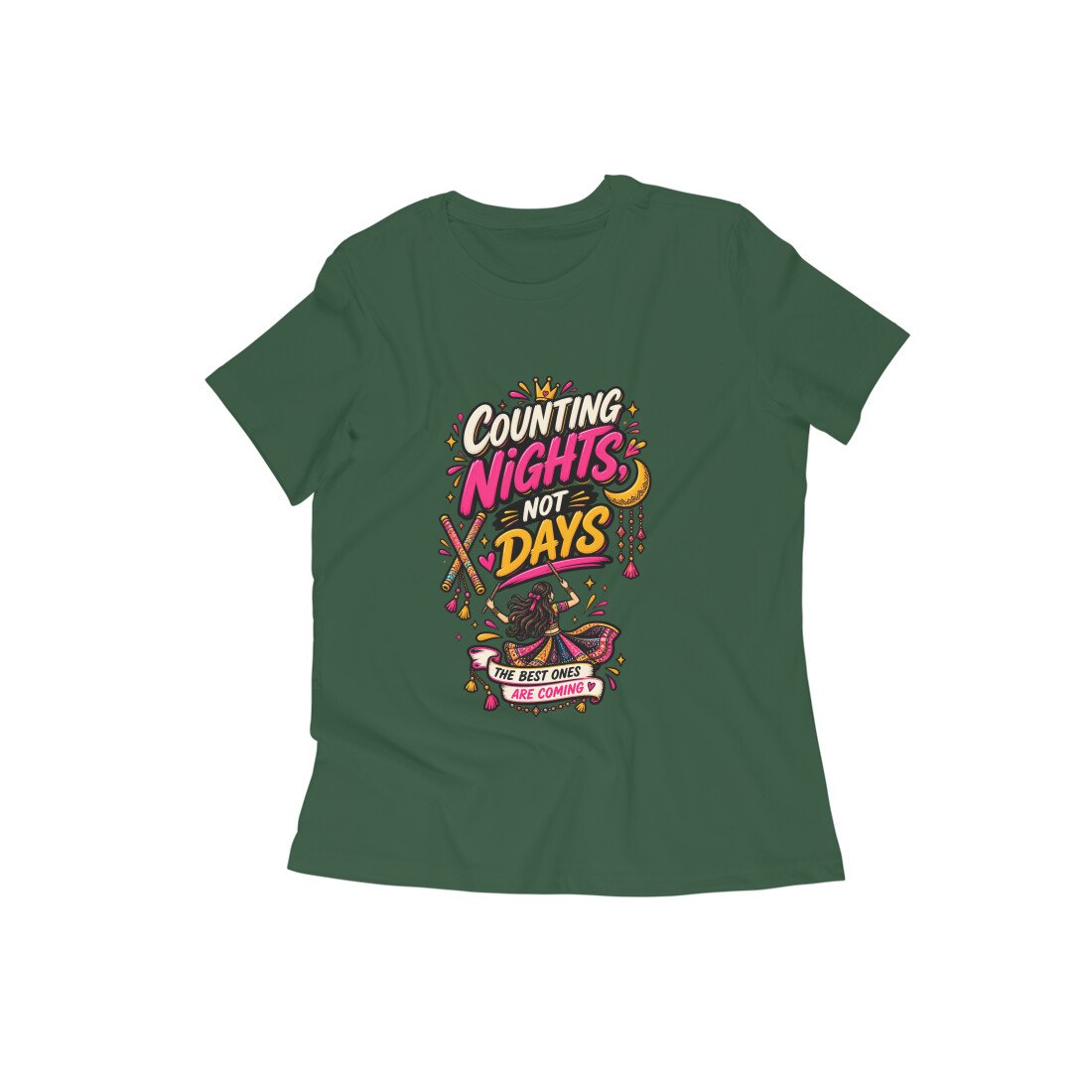Girl T-shirt Garba -Counting Nights Color Batch 2/2 - Image 3