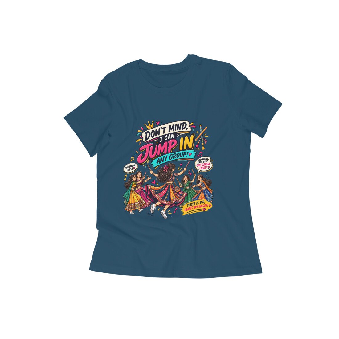 Girl's T-Shirt Garba - Don't Mind Color Batch 1/2 - Image 5
