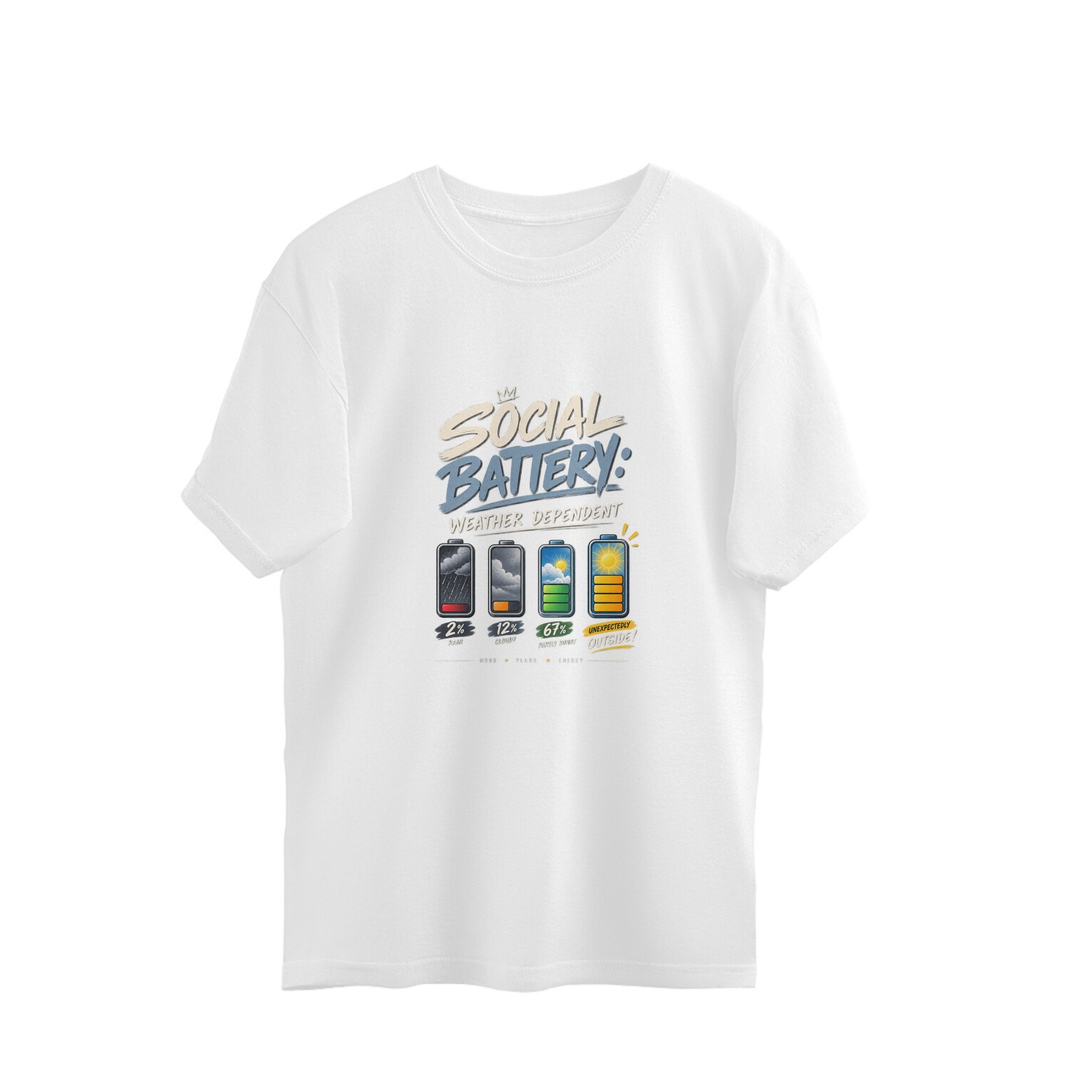 Oversized T-Shirt UK _Special Social Battery - Image 11
