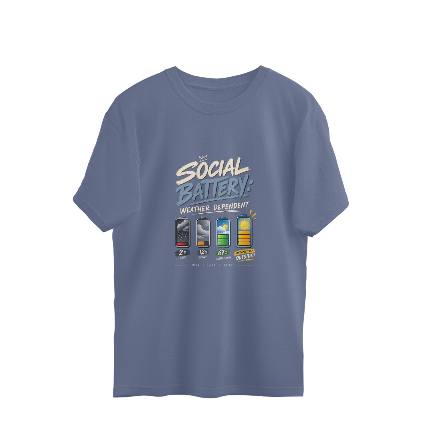 Oversized T-Shirt UK _Special Social Battery - Image 2