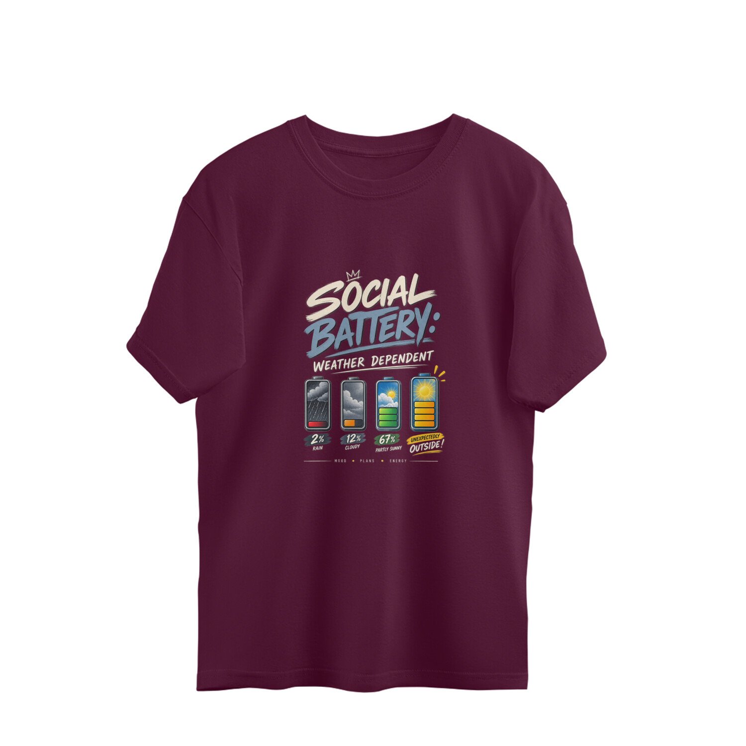 Oversized T-Shirt UK _Special Social Battery - Image 4