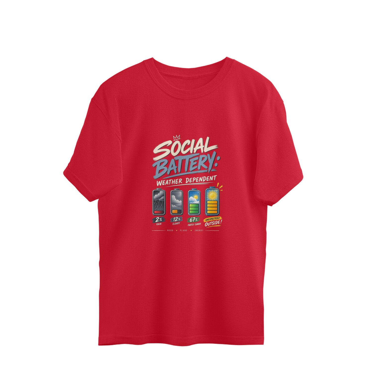 Oversized T-Shirt UK _Special Social Battery - Image 5
