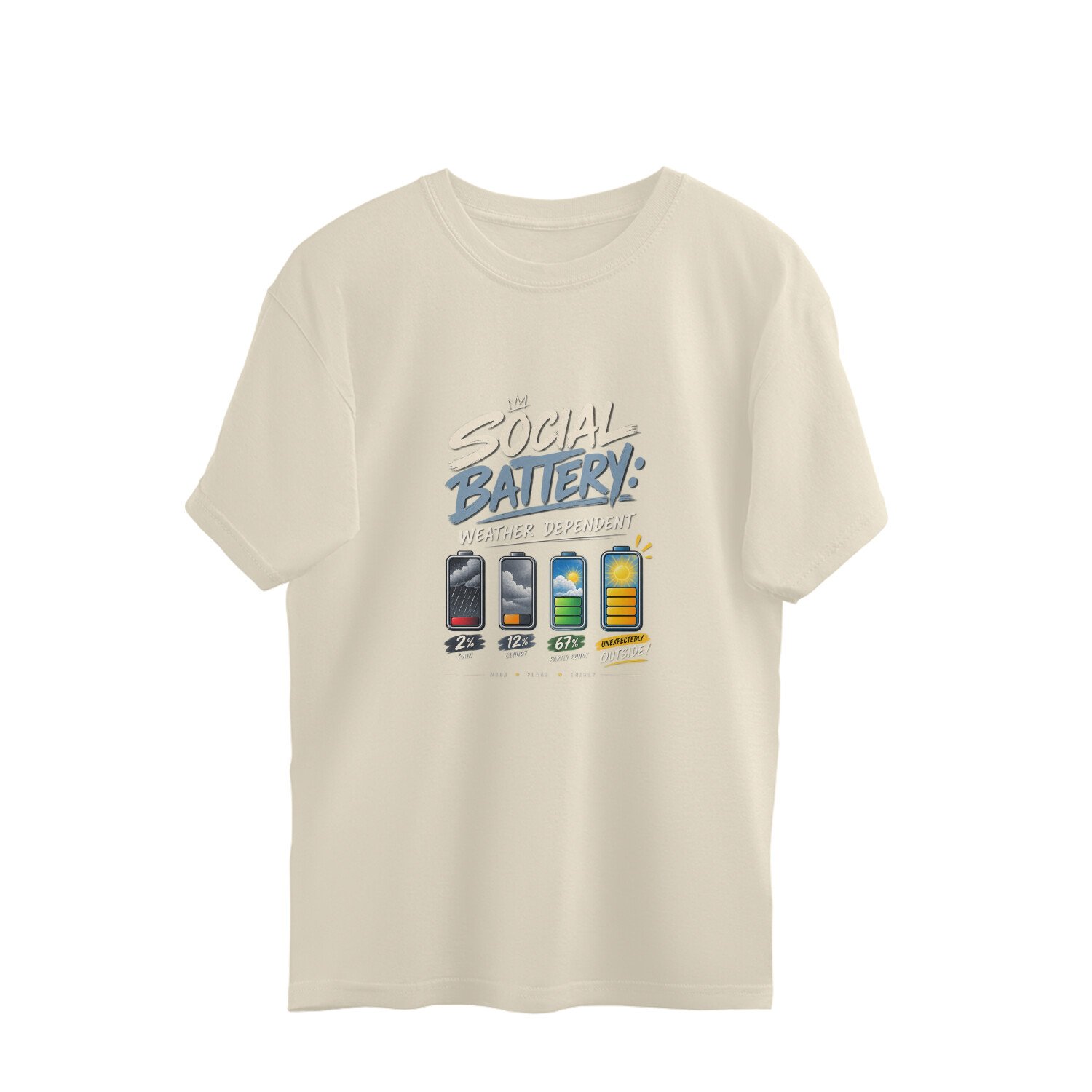 Oversized T-Shirt UK _Special Social Battery - Image 12