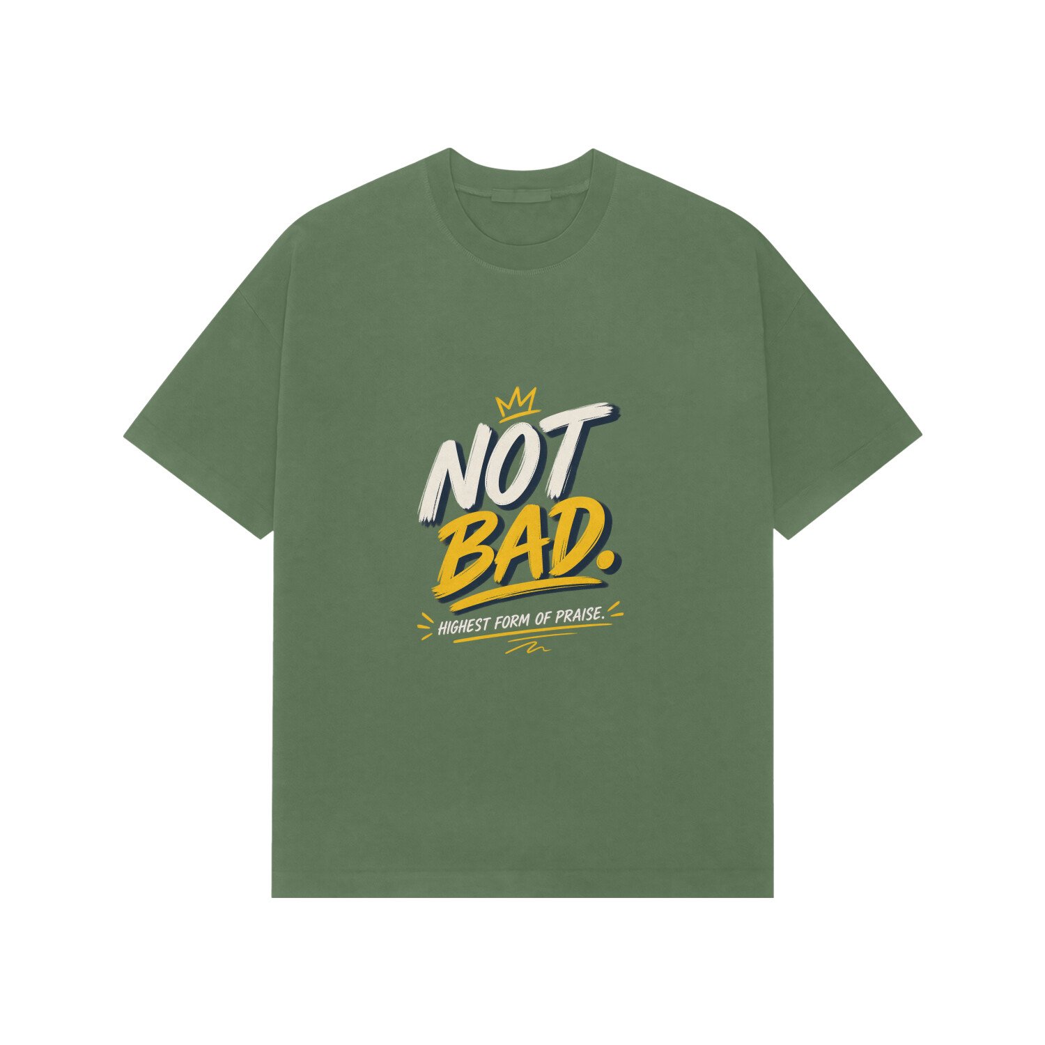 Premium Oversized T-Shirt UK Special - Not Bad - Image 3