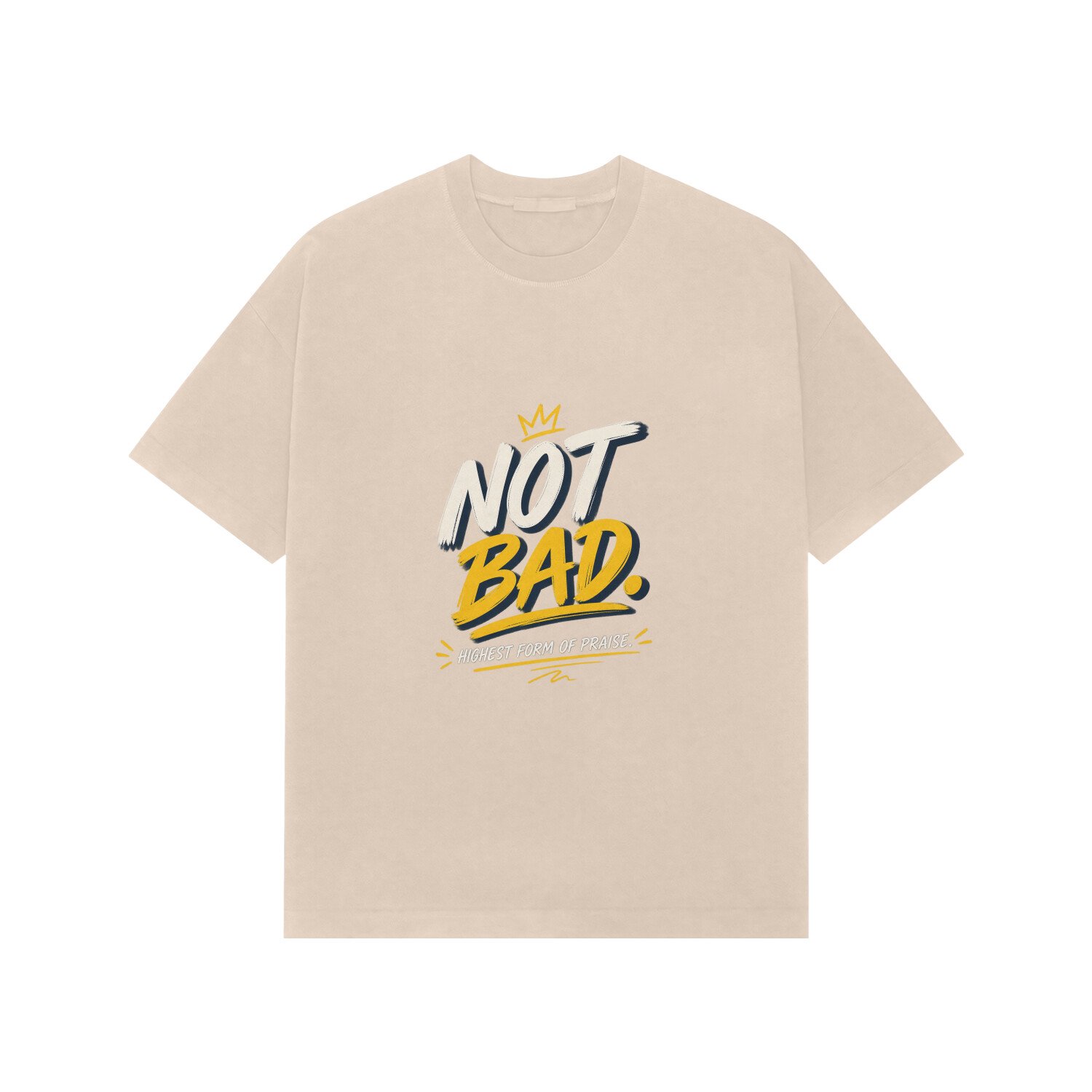 Premium Oversized T-Shirt UK Special - Not Bad - Image 4
