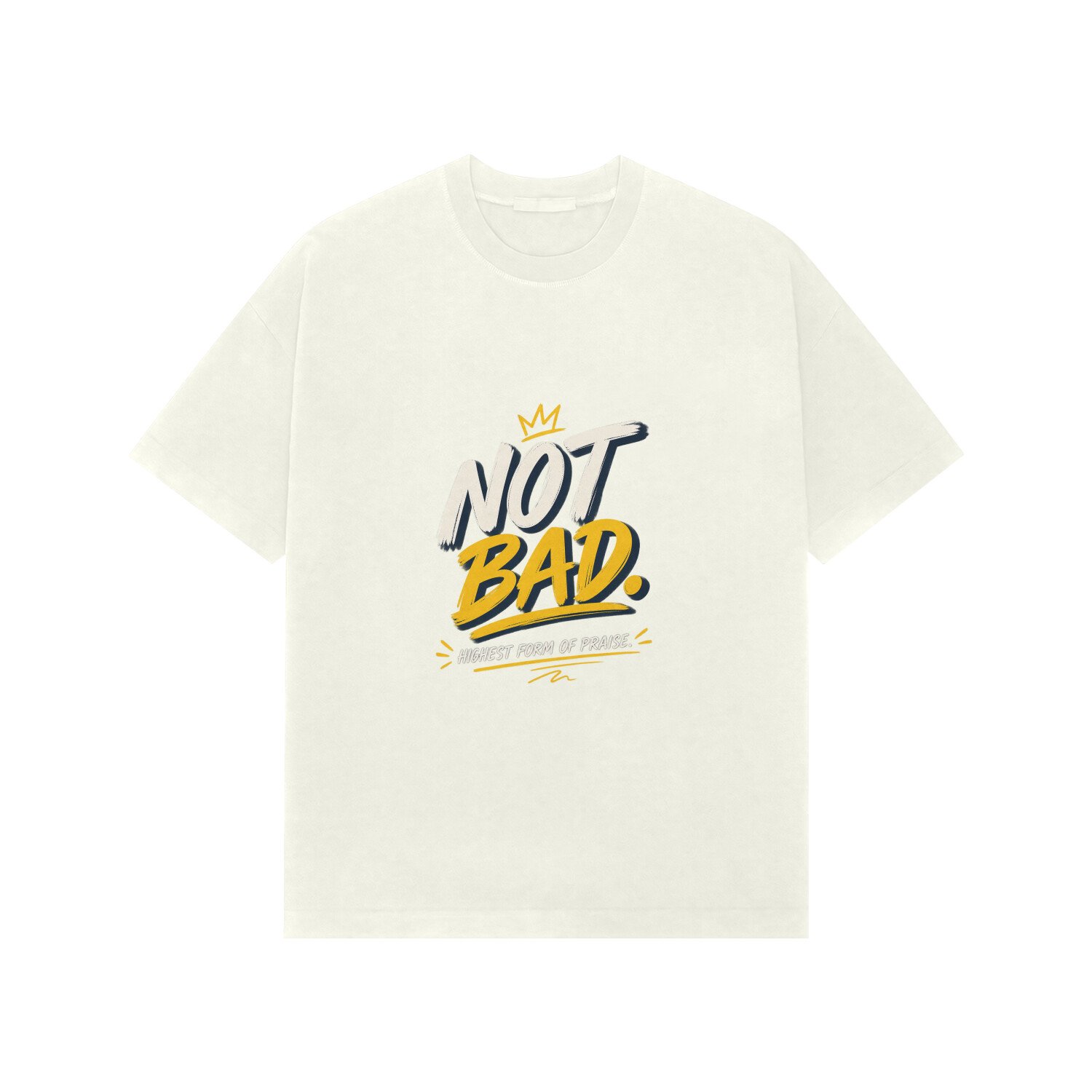 Premium Oversized T-Shirt UK Special - Not Bad - Image 8