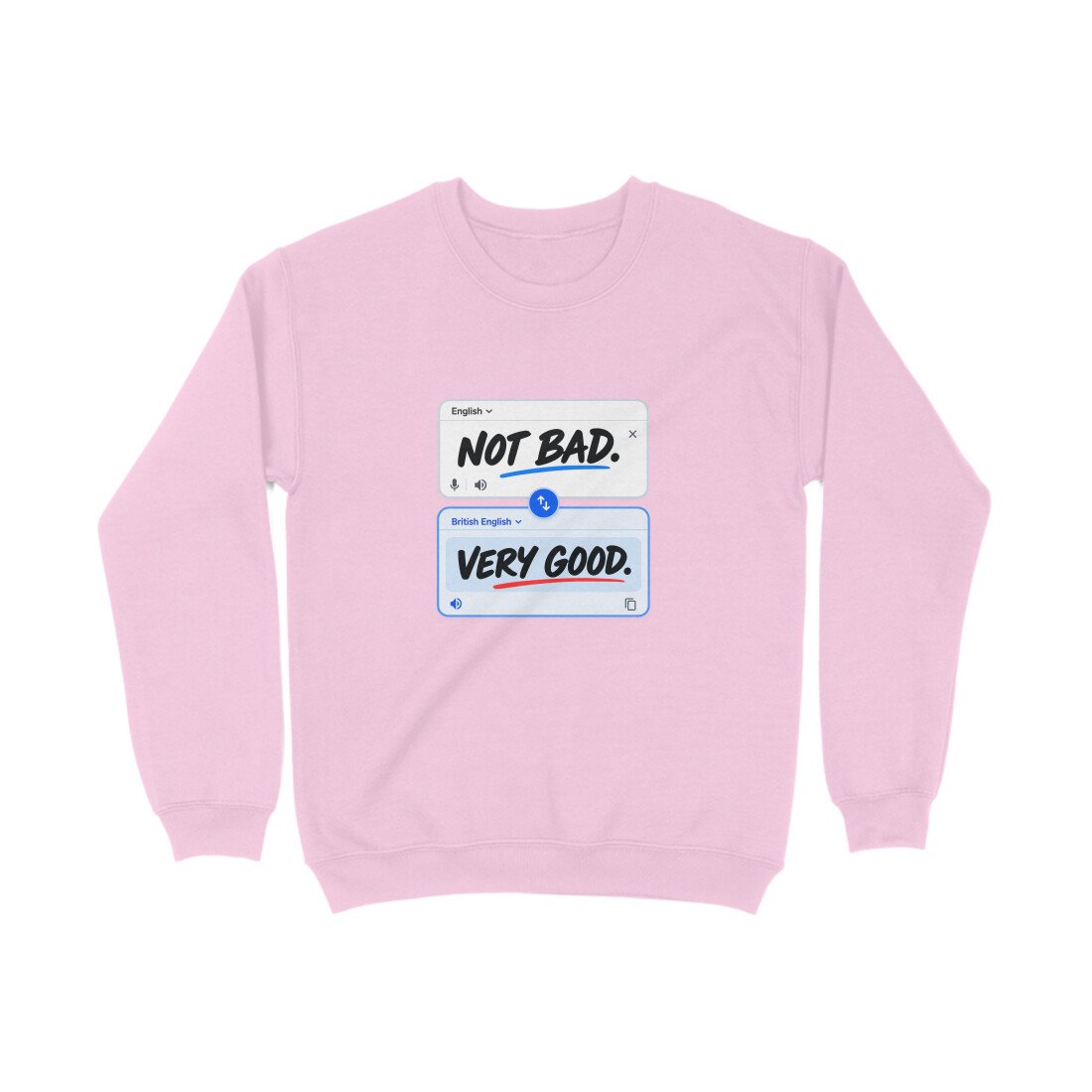 Men's Women's Sweatshirt UK Special - Not Bad