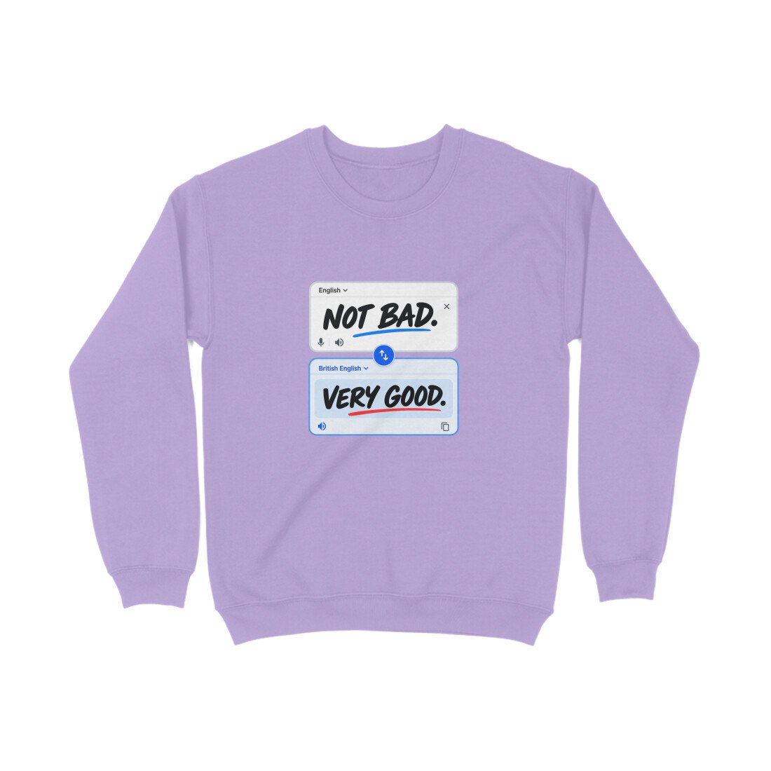 Men's Women's Sweatshirt UK Special - Not Bad - Image 9