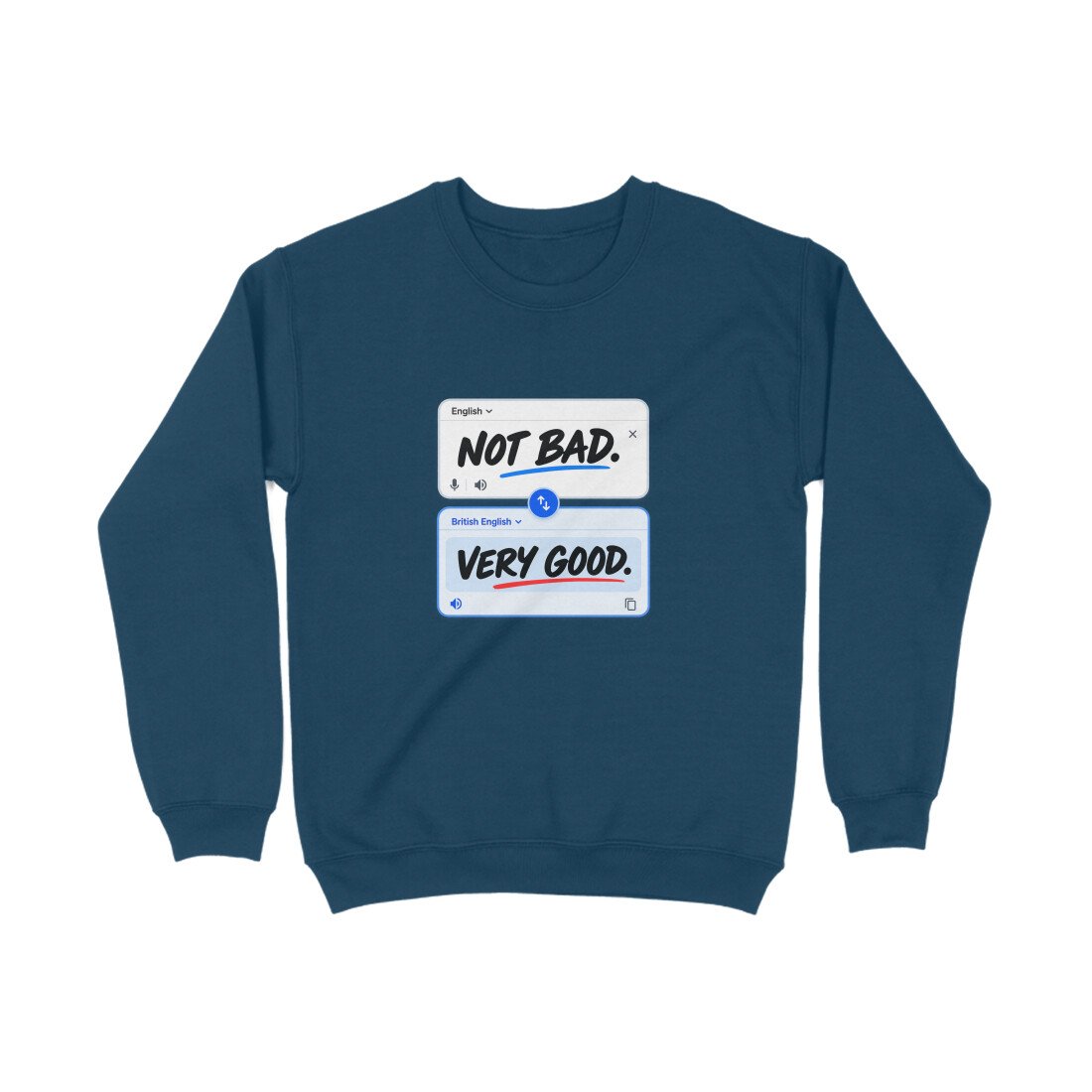Men's Women's Sweatshirt UK Special - Not Bad - Image 11