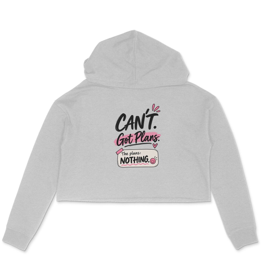 Crop Hoodie UK Special - Can't Get Plan - Image 2