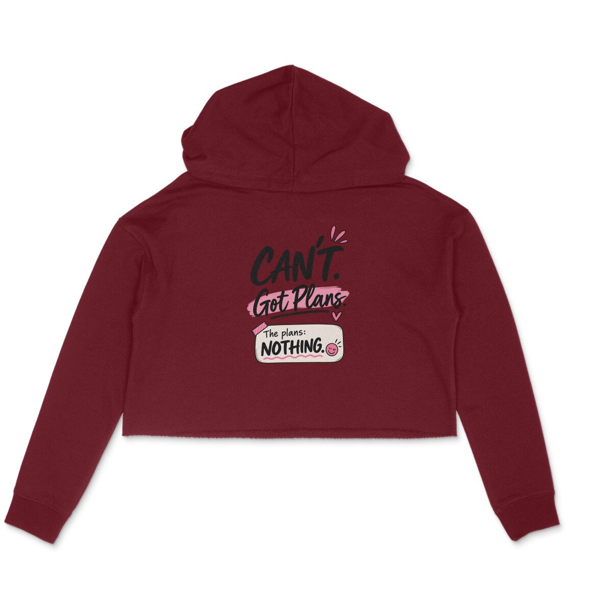 Crop Hoodie UK Special - Can't Get Plan - Image 4