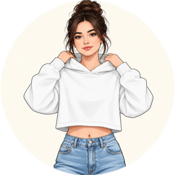 Women Crop Hoodies