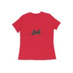 Women's T-shirt Top Black Cat Nature Animal - Image 3