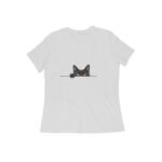 Women's T-shirt Top Black Cat Nature Animal - Image 4