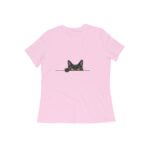Women's T-shirt Top Black Cat Nature Animal - Image 5