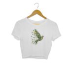 Girl's Crop Top Leaf Bird Imagination - Image 3