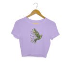Girl's Crop Top Leaf Bird Imagination - Image 5