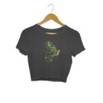 Girl's Crop Top Leaf Bird Imagination - Image 7