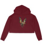Girl's Crop Hoodie Stone Wing Imagination - Image 5