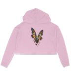 Girl's Crop Hoodie Stone Wing Imagination - Image 6