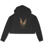 Girl's Crop Hoodie Stone Wing Imagination - Image 7