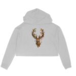 Dear Head ARt Crop Hoodie - Image 2