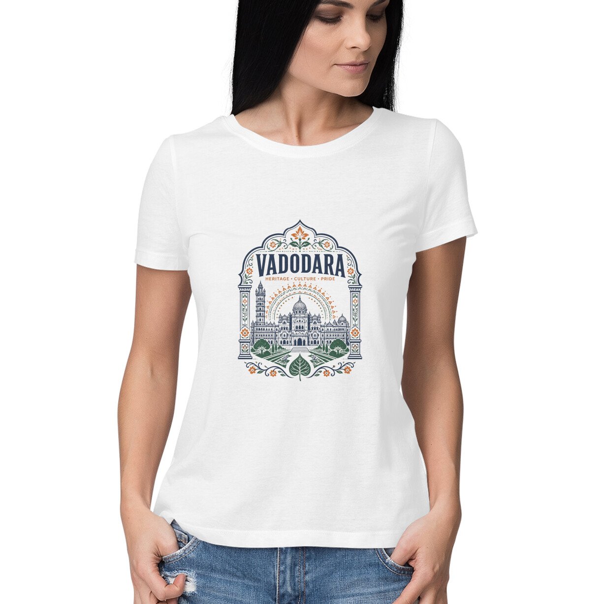 front-6ab90837645a1-White_L_Women_Round.jpg Vadodara Top - Image 1