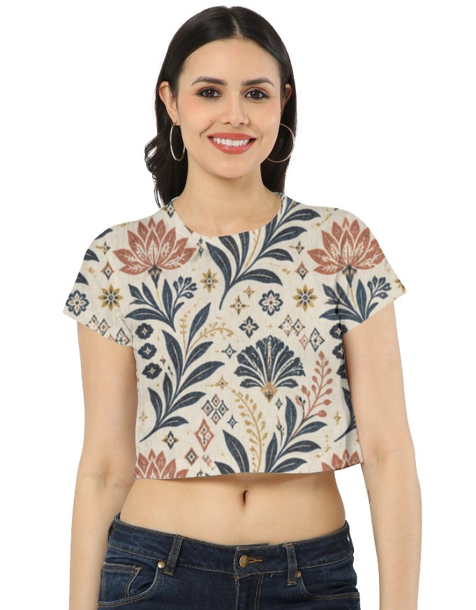 img_2b63cc72fc9c47.jpg Botonical designer Crop Top - Image 1