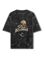 Still Becoming Oversized T-Shirt Acid Washed