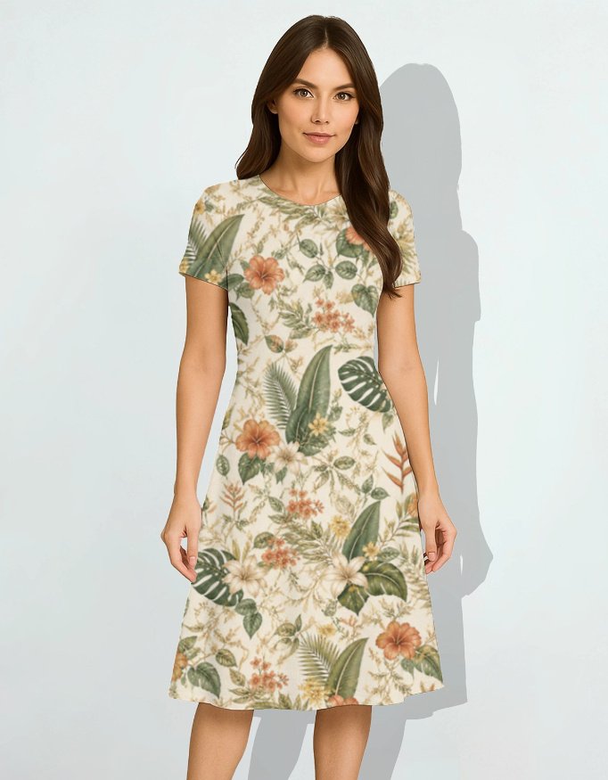 img_6cd88b92125999.jpg Flora A line Dress - Image 1