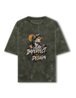 Imperfect Design Oversized T-Shirt Acid Washed - Image 3