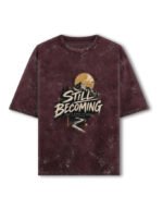 Still Becoming Oversized T-Shirt Acid Washed - Image 3