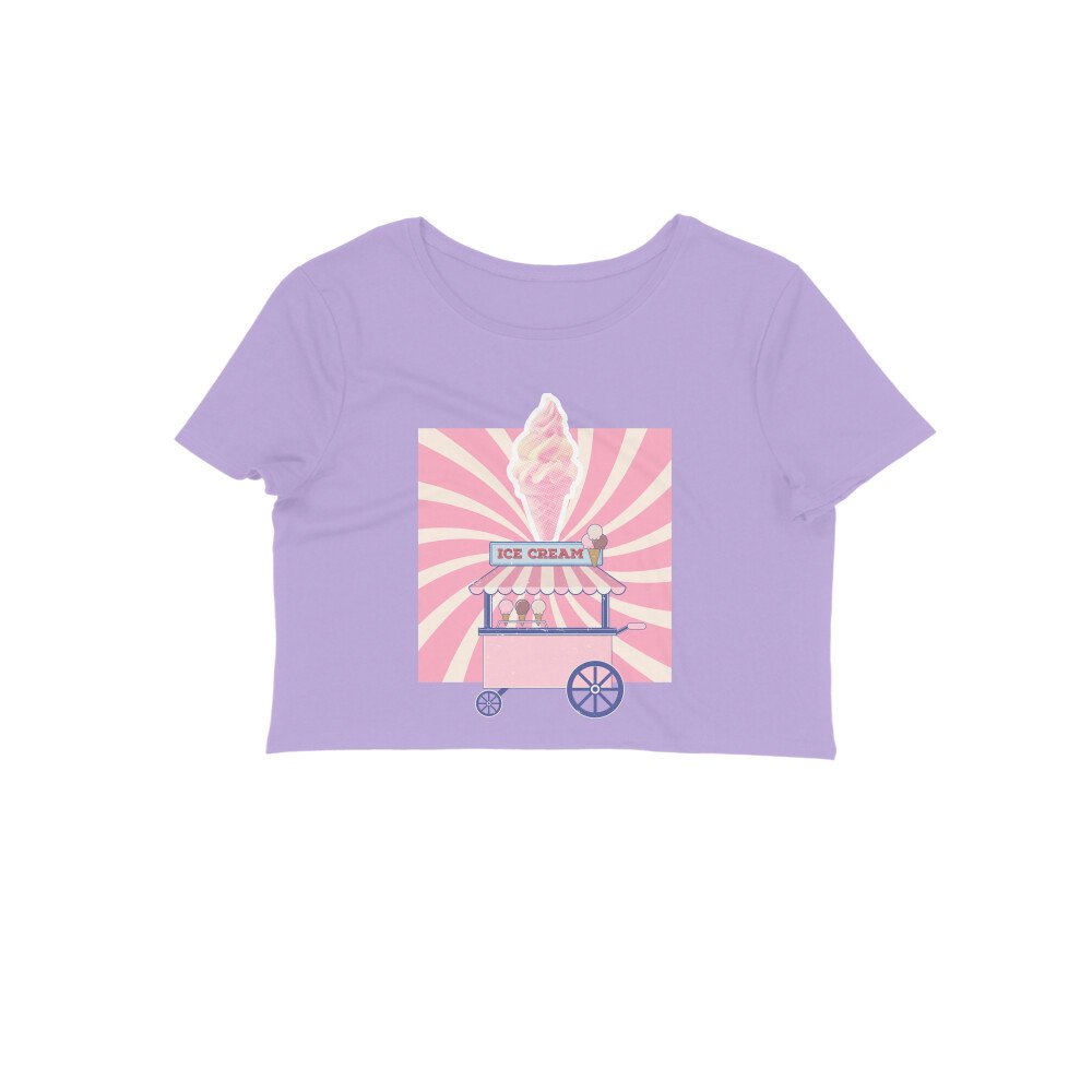 front-6ac556d074ea0-Iris_Lavender_S_Women_Crop_Top.jpg Ice Cream Crop Top - Image 1
